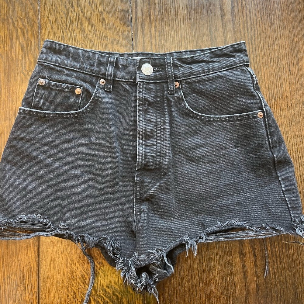 Denim zara shorts
